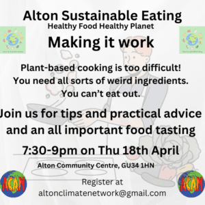 Alton SUstainable Eating - making plant-based eating work
